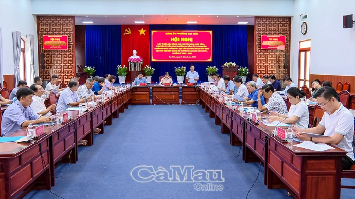 Nhiều ý kiến tâm huyết đóng góp vào Dự thảo Văn kiện Đại hội Đảng bộ phường Bạc Liêu