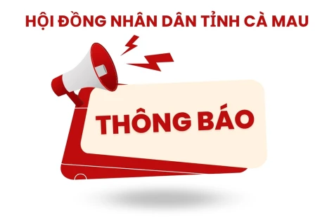 Hội đồng Nhân dân tỉnh Cà Mau thông báo về việc phân công đại biểu HĐND tỉnh khoá X tiếp công dân định kỳ những tháng cuối năm 2025