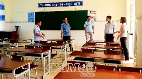 Xã Long Điền kiểm tra cơ sở vật chất trường học trước năm học 2025-2026