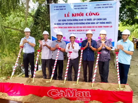 Khởi công 2 công trình gần 18 tỷ đồng chào mừng đại hội