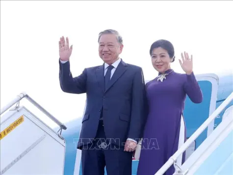 Tổng Bí thư Tô Lâm và Phu nhân kết thúc tốt đẹp chuyến thăm cấp Nhà nước tới Hàn Quốc