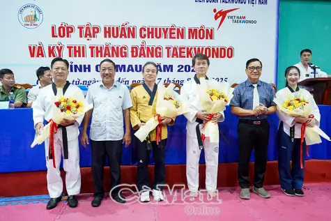 Tập huấn chuyên môn và kỳ thi thăng đẳng Taekwondo quốc gia 2025