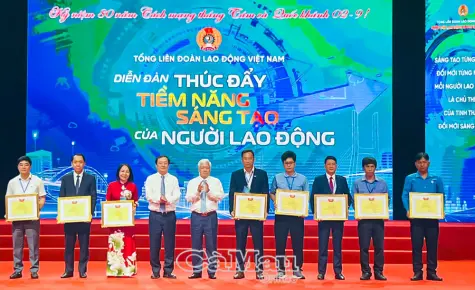 Cà Mau tỏa sáng với 3 sáng kiến được vinh danh