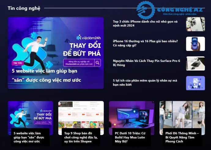 Hành trình của Công Nghệ AZ từ đam mê cá nhân đến nguồn tài nguyên công nghệ hàng đầu