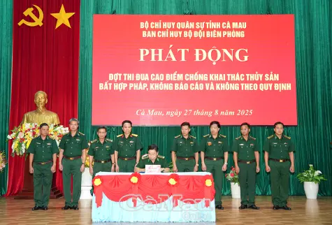Bộ đội Biên phòng Cà Mau kiên quyết đấu tranh, ngăn chặn chống khai thác IUU