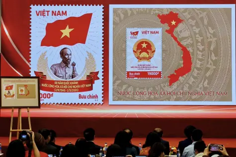 Phát hành bộ tem kỷ niệm 80 năm Quốc khánh