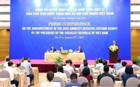 Công bố Quyết định của Chủ tịch nước đặc xá cho 13.920 phạm nhân