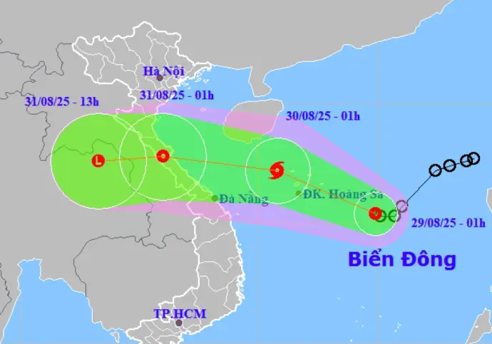 Hôm nay áp thấp nhiệt đới có khả năng mạnh lên thành bão