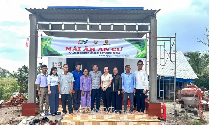  “Mái ấm an cư” cho hộ bà Châu Thị Út