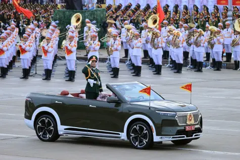 Chùm ảnh: Các khối diễu binh của quân đội nhân dân Việt Nam tại A80