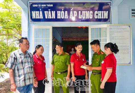 Phụ nữ Định Thành chung tay giữ bình yên thôn xóm
