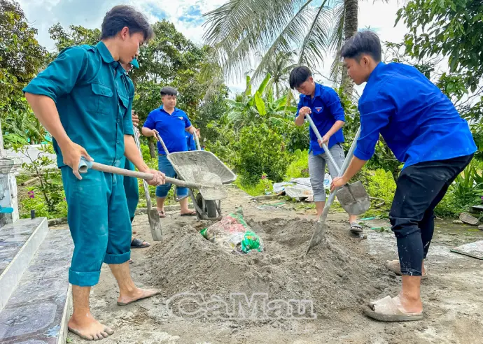 Dấu ấn của tuổi trẻ qua những công trình dân sinh