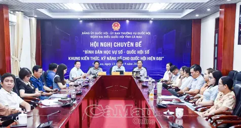 Khai trương nền tảng “Bình dân học vụ số - Quốc hội số”
