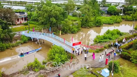 Khánh thành cầu nông thôn ấp Lung Chim