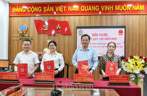 Ký kết quy chế phối hợp trong công tác xét xử