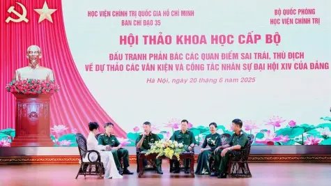 Đấu tranh chống luận điệu xuyên tạc công tác nhân sự Đại hội Đảng