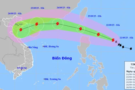 Bão Ragasa lên cấp 13, có khả năng thành siêu bão