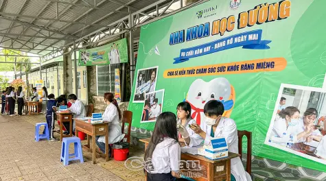 Lan toả thói quen chăm sóc răng miệng trong học đường