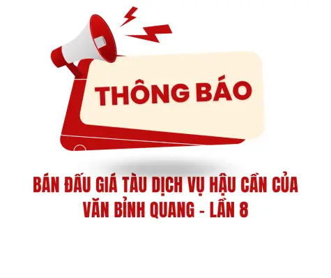 Vietcombank bán đấu giá tàu dịch vụ hậu cần của Văn Bỉnh Quang - lần 8