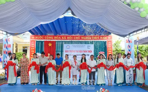 Khai trương Thư viện thân thiện, nơi tri thức được khơi nguồn