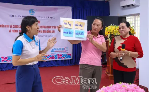 Lan tỏa thông điệp bình đẳng giới, phòng chống bạo lực gia đình