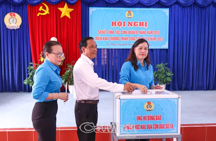 Nhiều điểm sáng trong hoạt động công đoàn Cà Mau