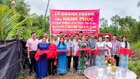 Khánh thành Cầu Hạnh Phúc tại xã An Trạch