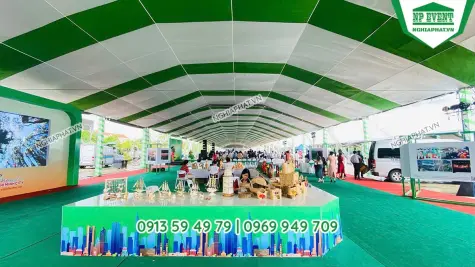 Nhà bạt không gian: Giải pháp toàn diện cho sự kiện ngoài trời