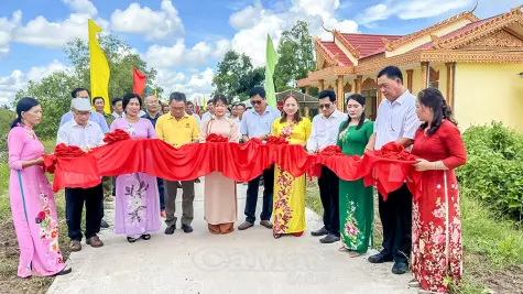 Khánh thành công trình lộ nông thôn gần 4,3 tỷ đồng