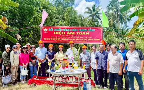 Xã Vĩnh Mỹ khởi công cầu Diệu Âm Toàn