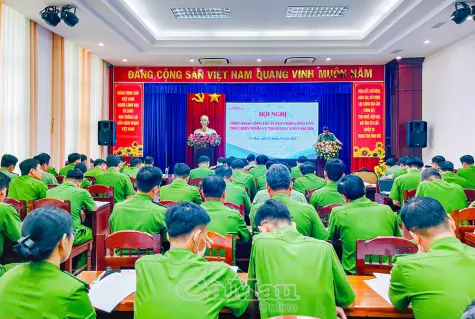 Tuyển chọn 448 công dân thực hiện nghĩa vụ tham gia CAND năm 2026