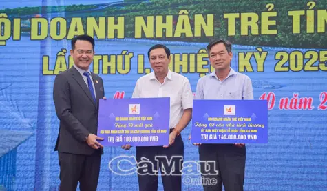Hội Doanh nhân trẻ tỉnh Cà Mau “Tiên phong - Đổi mới - Kiến tạo giá trị”