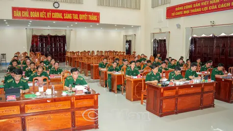 BĐBP Cà Mau xây dựng đơn vị “Mẫu mực, tiêu biểu”, huấn luyện thể lực giỏi