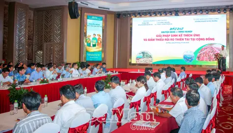 Diễn đàn giải pháp thích ứng và giảm thiểu rủi ro thiên tai