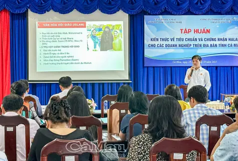 Hơn 50 doanh nghiệp tập huấn kiến thức về tiêu chuẩn và chứng nhận Halal