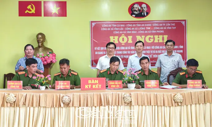 Tăng cường phối hợp giữ gìn an ninh trật tự khu vực giáp ranh