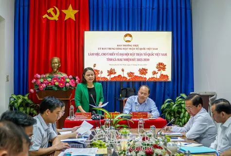 Đảm bảo điều kiện tốt nhất cho Đại hội MTTQ Việt Nam tỉnh Cà Mau khóa mới