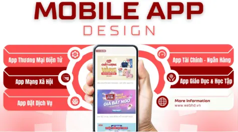 Dịch Vụ Thiết Kế App Mobile Theo Yêu Cầu Tại HD Agency