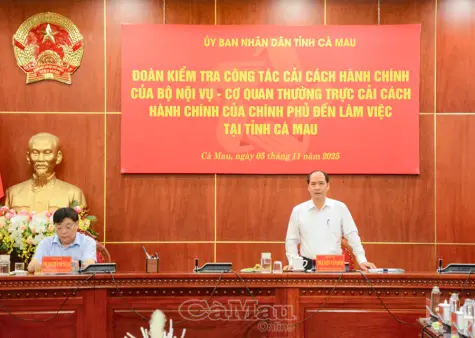 Cà Mau - Điểm sáng đổi mới, sáng tạo trong cải cách hành chính
