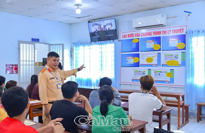 Công an tỉnh Cà Mau tổ chức 10 kỳ sát hạch GPLX trong tháng 11/2025