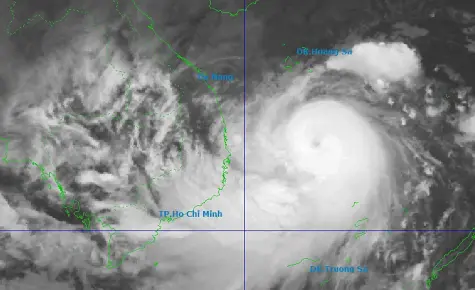 Bão Kalmaegi ảnh hưởng đất liền Đà Nẵng - Đăk Lăk từ chiều nay
