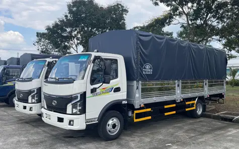 Teraco ra mắt bộ 3 xe tải nhẹ thùng dài 6m3 hoàn toàn mới