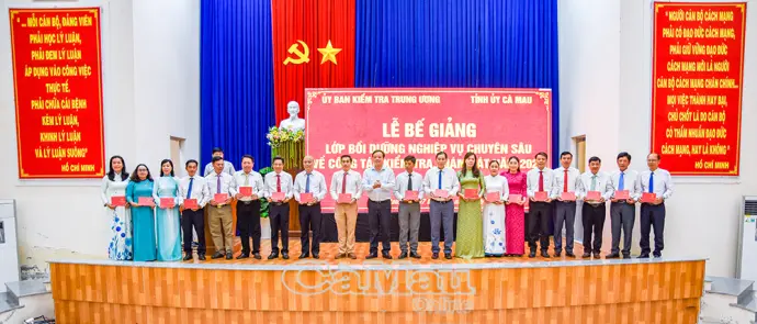 348 học viên hoàn thành bồi dưỡng nghiệp vụ chuyên sâu về công tác kiểm tra, giám sát