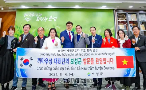 Cà Mau mở rộng hợp tác đưa lao động thời vụ sang Hàn Quốc