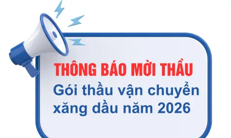 Gói thầu vận chuyển xăng dầu năm 2026