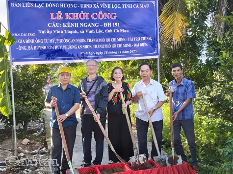 Khởi công xây dựng cầu Kênh Ngang