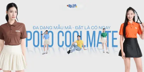 Polo Coolmate Tại Hải Anh Uniform - Đa Dạng Mẫu Mã, Đặt Là Có Ngay