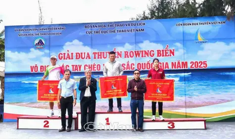 Cà Mau giành 7 huy chương tại Giải đua thuyền Roving biển năm 2025