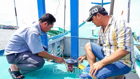 Cà Mau siết chặt quản lý tàu cá qua eCDT