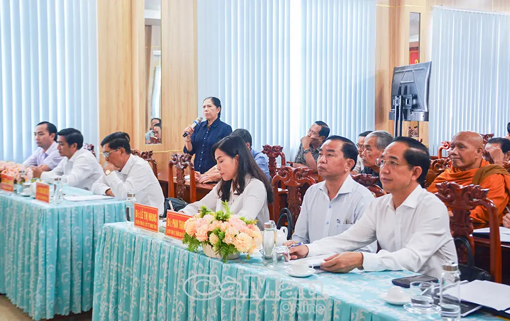 Uỷ ban MTTQ Việt Nam tỉnh Cà Mau hiệp thương giới thiệu người ứng cử đại biểu Quốc hội và đại biểu HĐND tỉnh